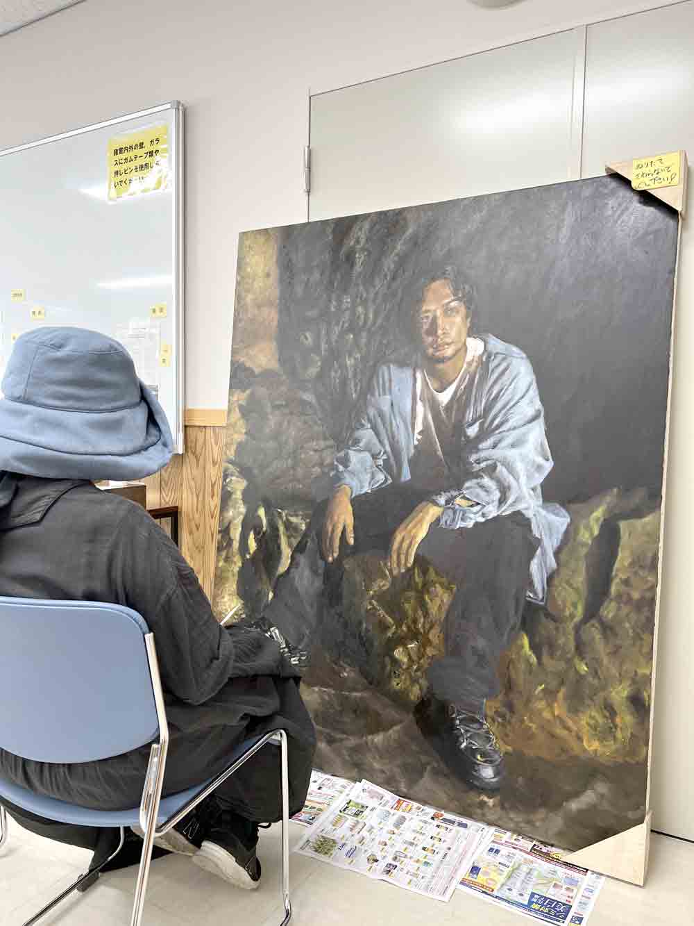 神辺絵画サークル-教室風景 その9