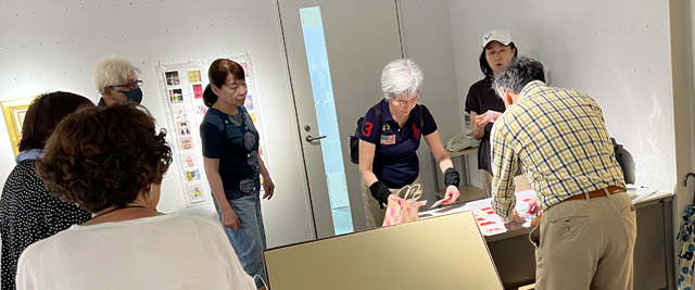 上西竜二 岡山教室展 搬入風景その3