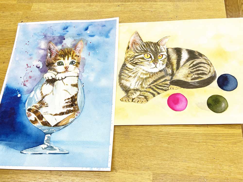 芳井絵画教室風景 その1