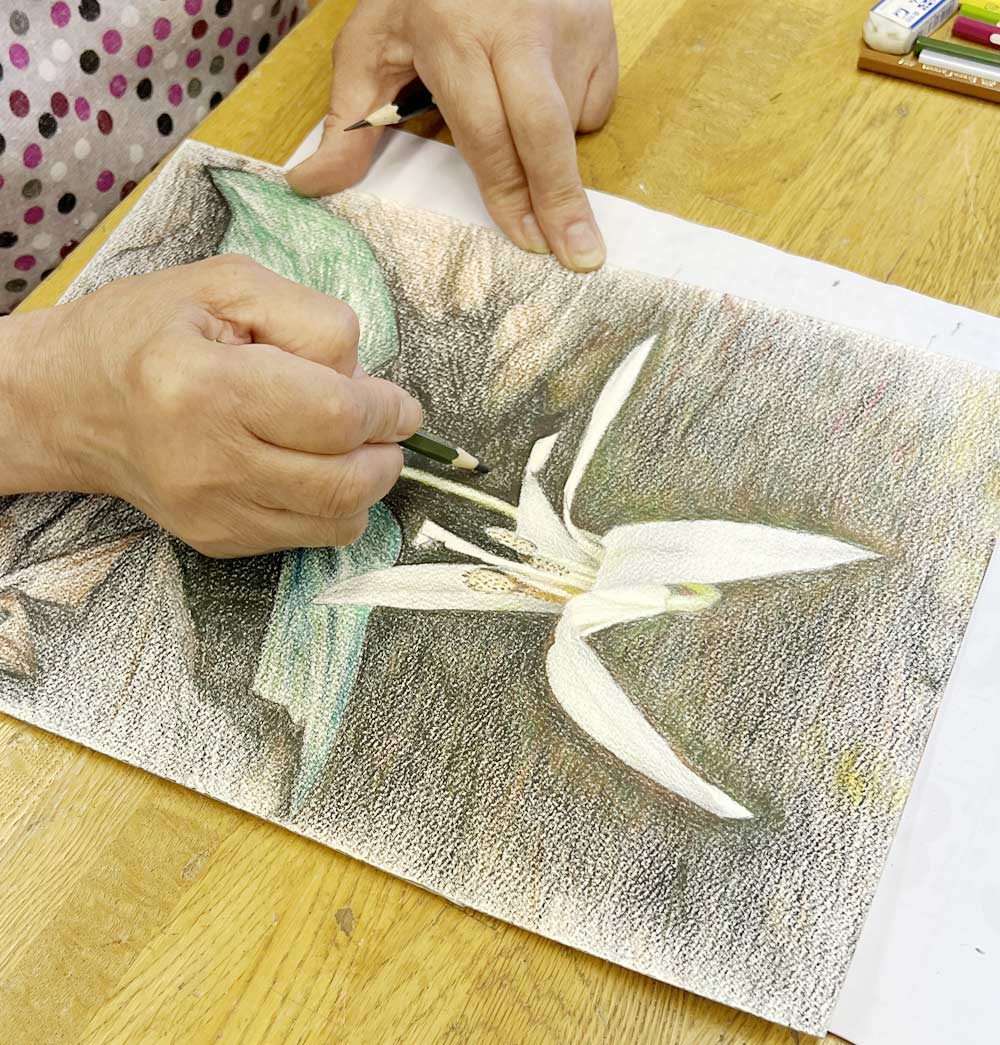 芳井絵画教室風景 その2