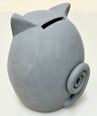 素焼きだるまに色付け 完成