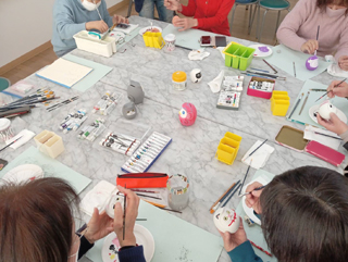 だるまのワークショップ風景 その1