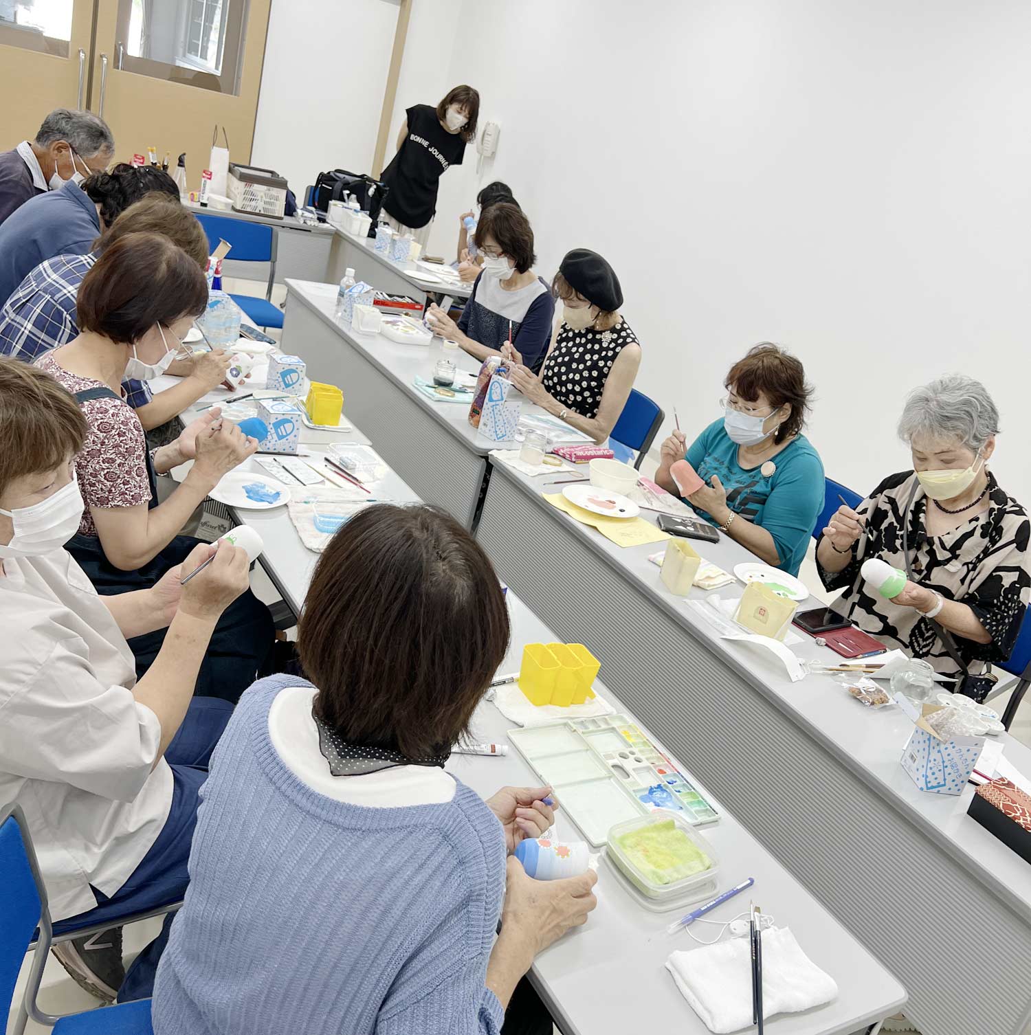 風鈴ワークショップ風景 その1