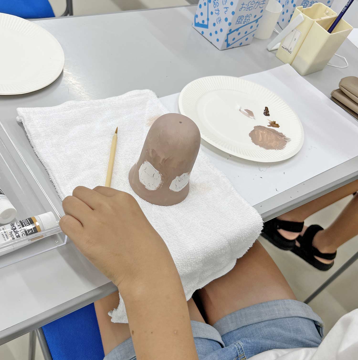 風鈴ワークショップ風景 その2