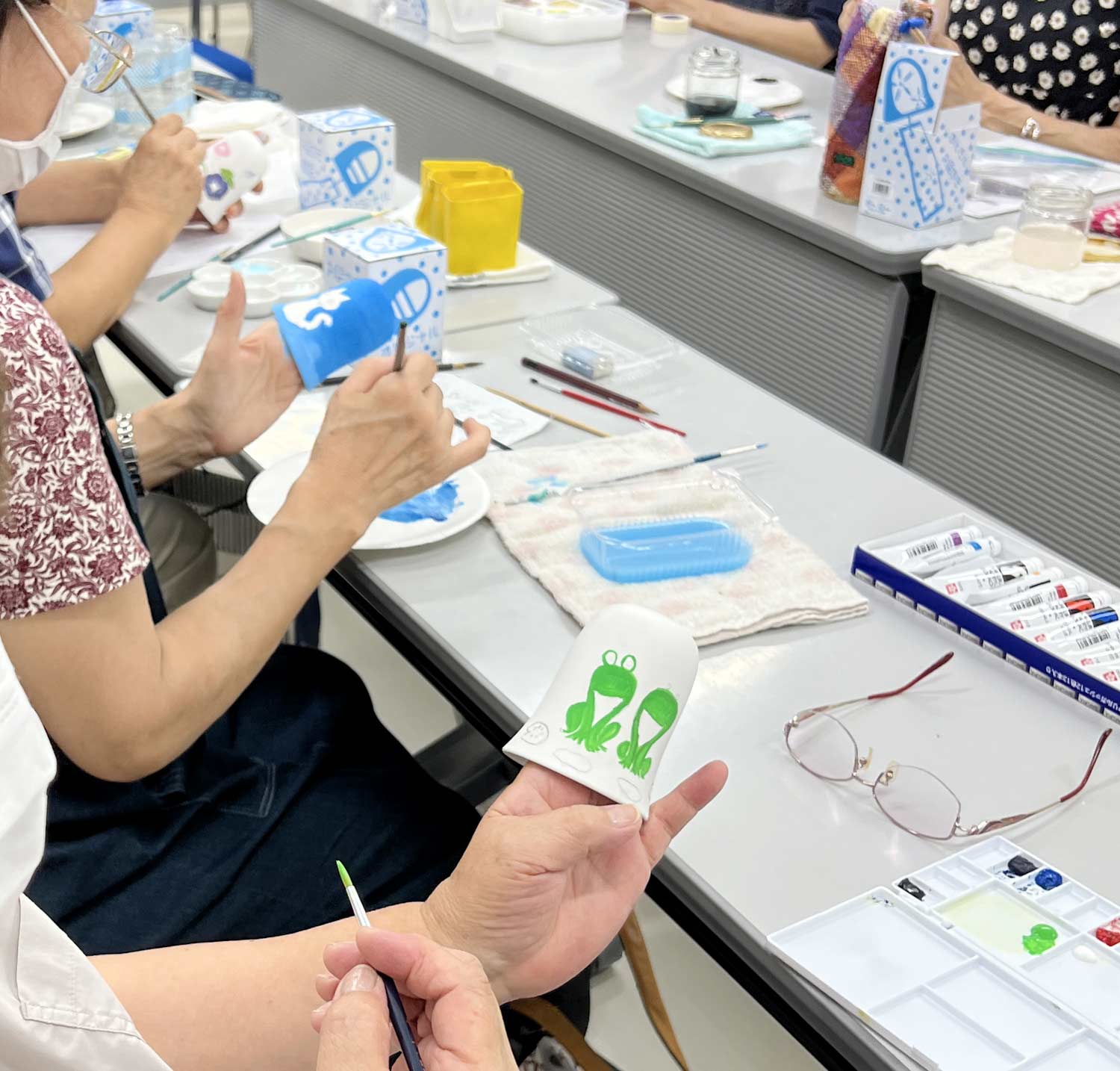 風鈴ワークショップ風景 その4