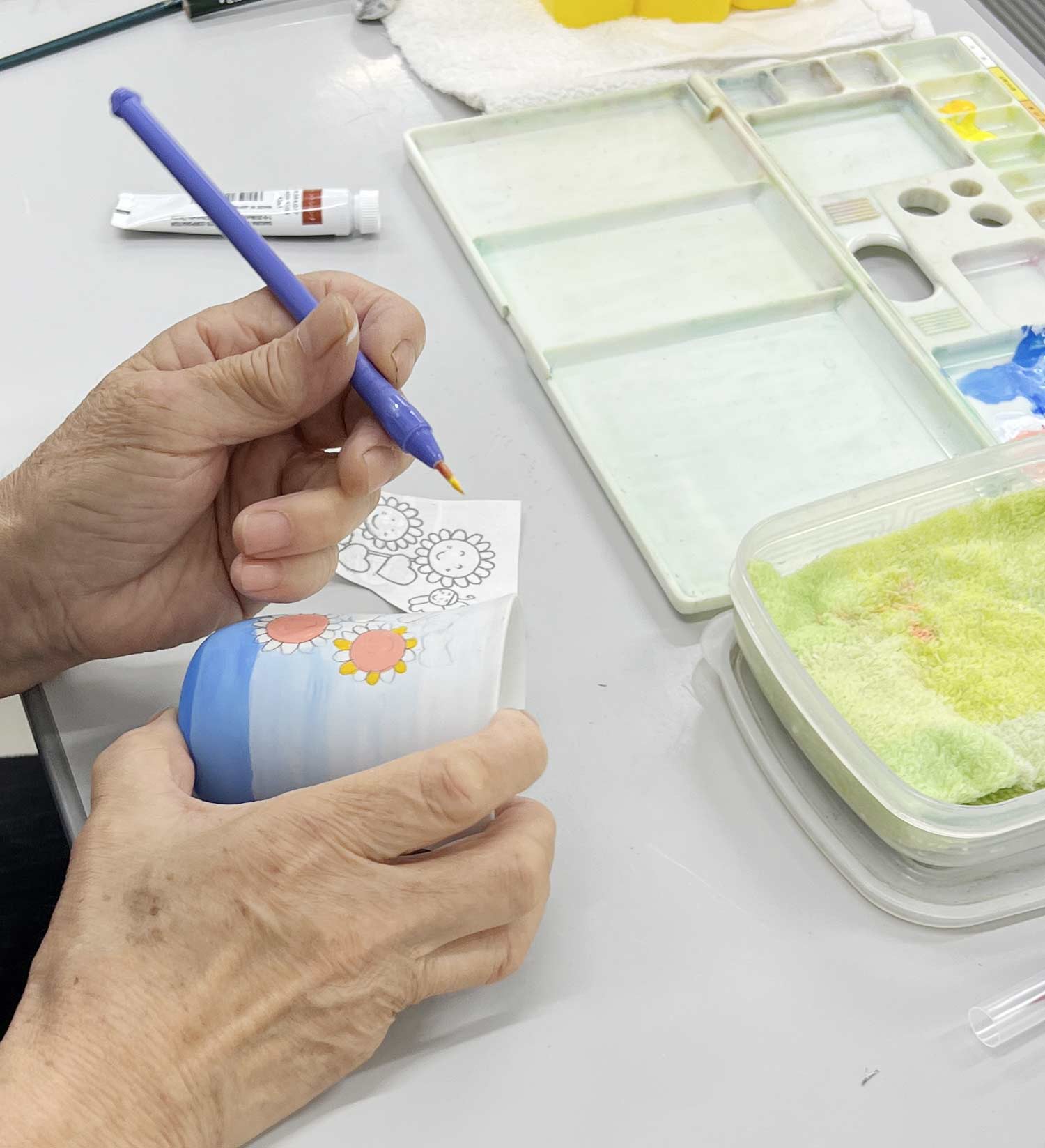 風鈴ワークショップ風景 その5