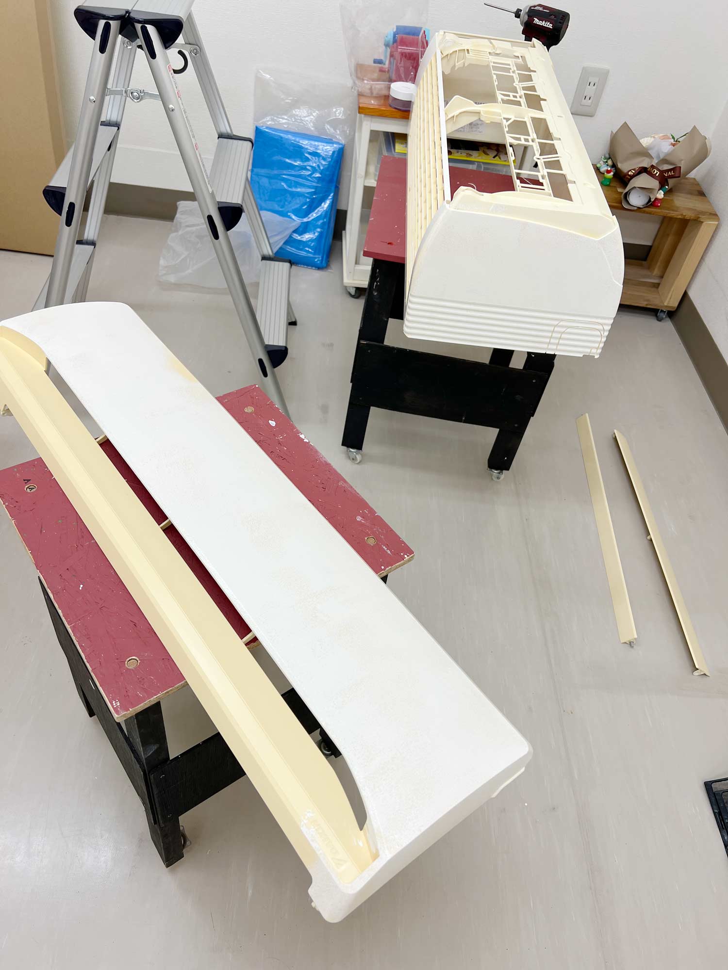 エアコンの塗り画像