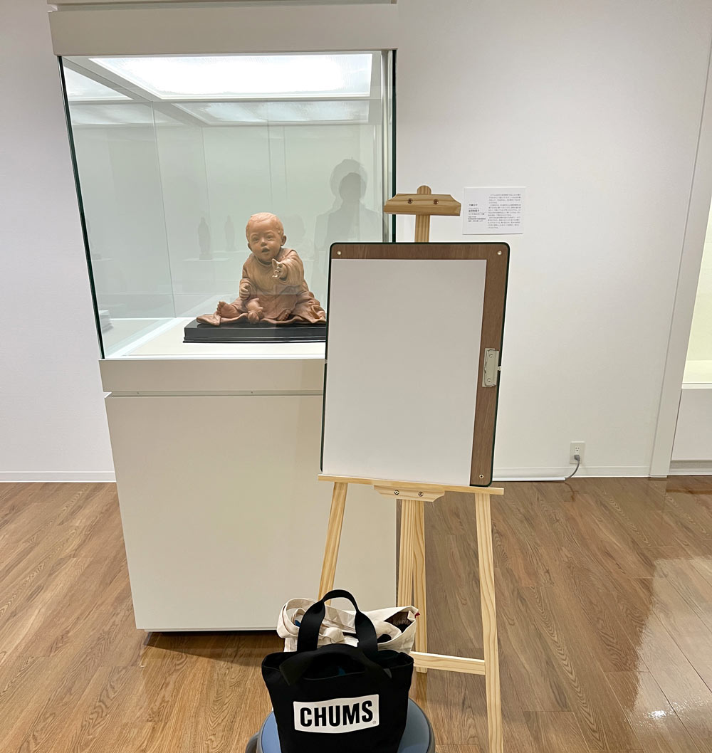 平櫛田中美術館にてデッサン